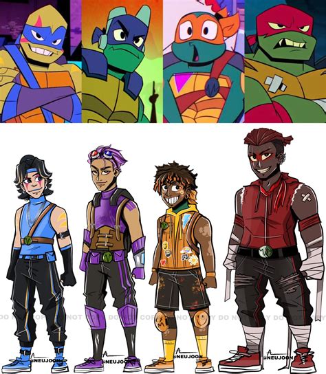 tmnt humanized